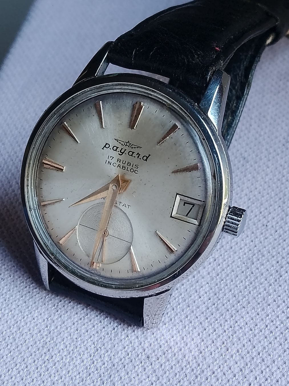 Swiss Orologi: Payard Antik Handaufzug 35mm läuft super – Usato da Agno venduto da sam2608