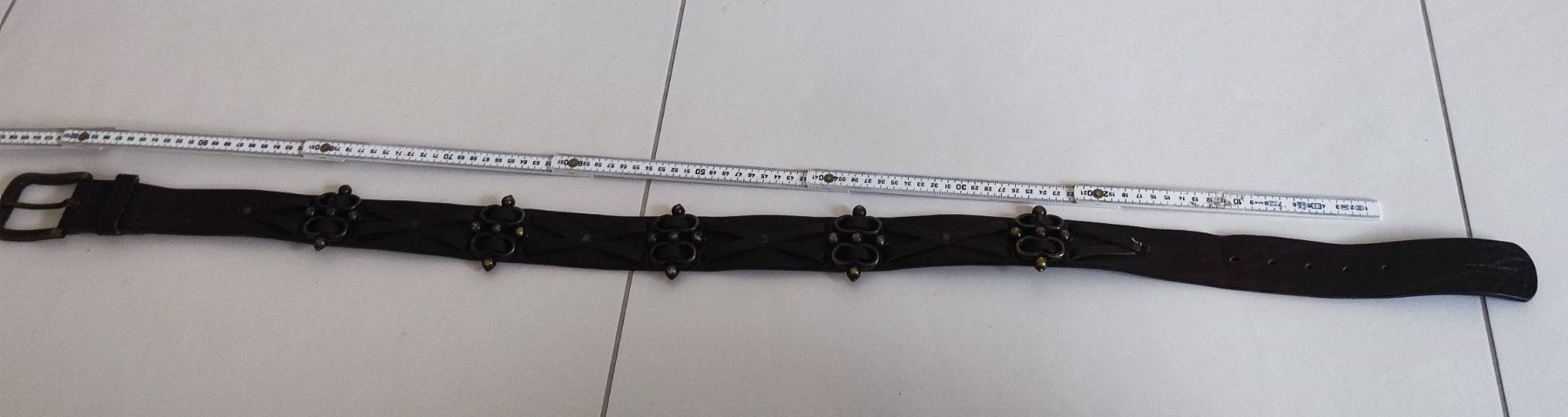 Dsquared2 Cinture: Dsquared Ledergürtel, braun, Vintage-Look – Usato da Stäfa venduto da modeflash 7