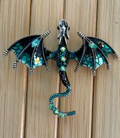 Brosche Drache