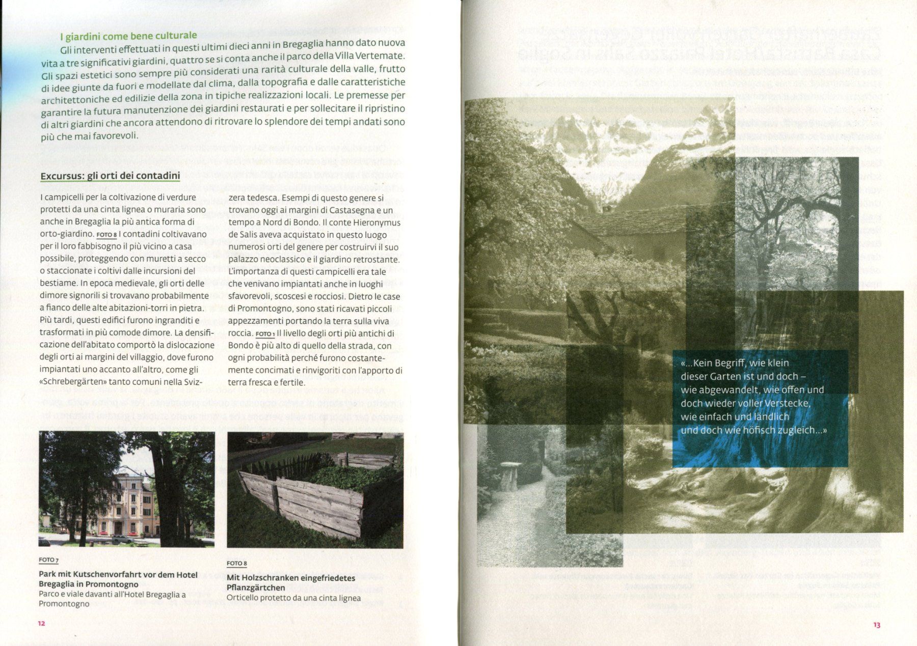 Livres: Bergell, Gärten – D'occasion à Aarau par Elmaar41 3