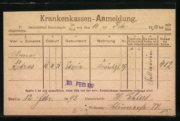 Cartoline postali: Berlin, Neue Berliner Omnibus und Packet – Usato da Berlin venduto da bartko-reher 1