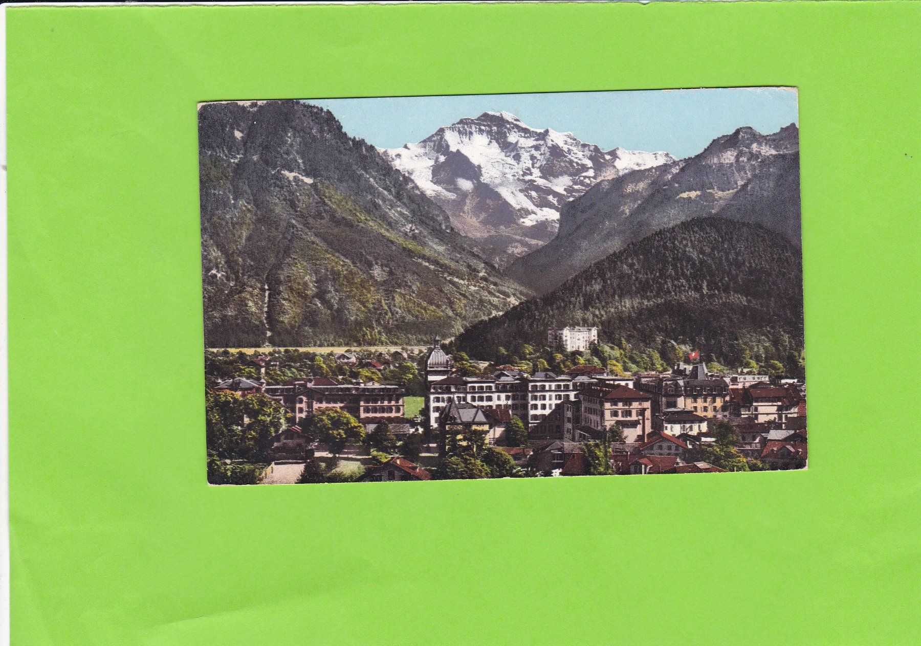 Ansichtskarten: Interlaken  und Jungfrau – Gebraucht aus St. Peterzell von neckertal