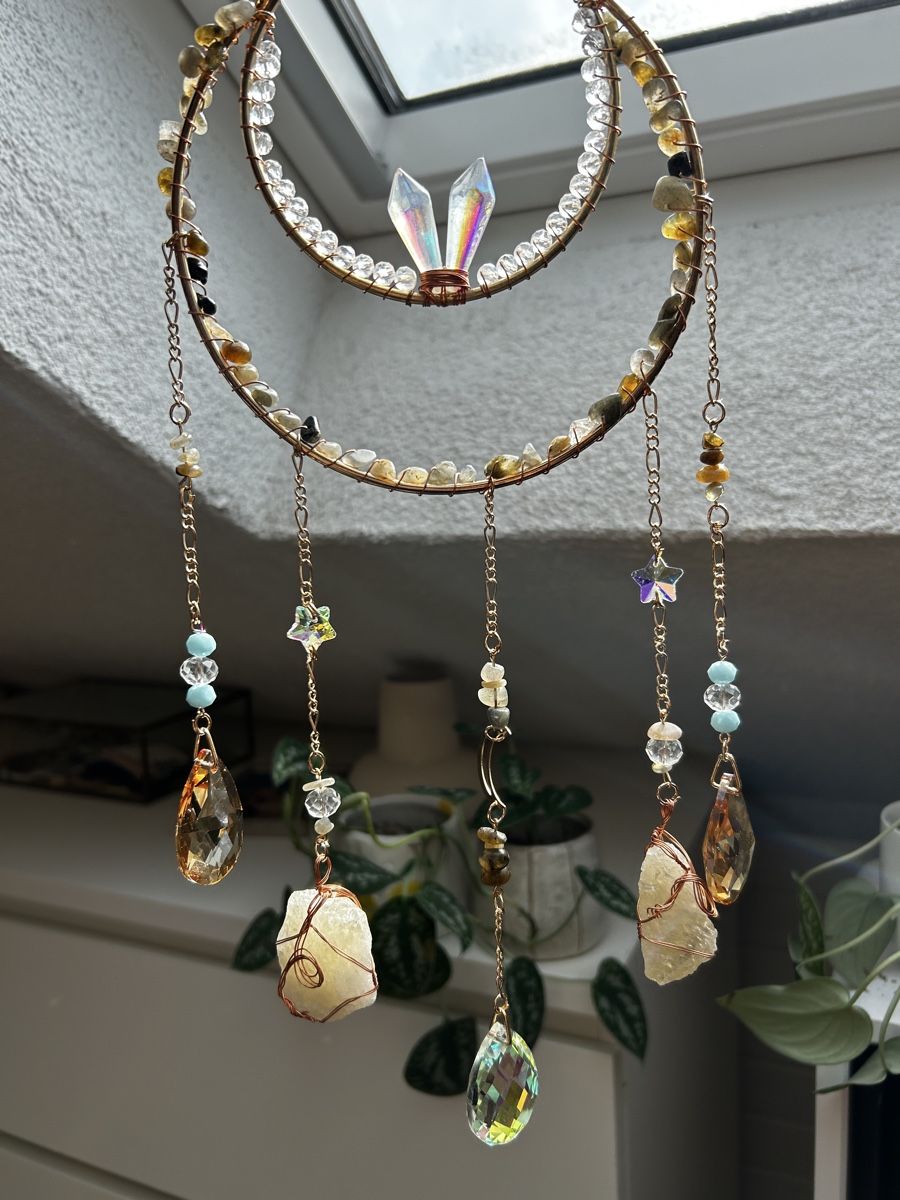 Tutte le decorazioni: Suncatcher Mond-Kristall-Traumfänger – Nuovo (secondo la descrizione) da Obfelden venduto da JackyRot