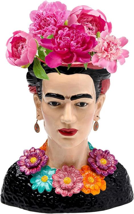 ArtboxONE Poster 30x20 Cm 'Kahlo Vase Blau' - Kunstdruck Von Frida Kahlo, Abstraktes Design, Hochwertiges Fotopapier