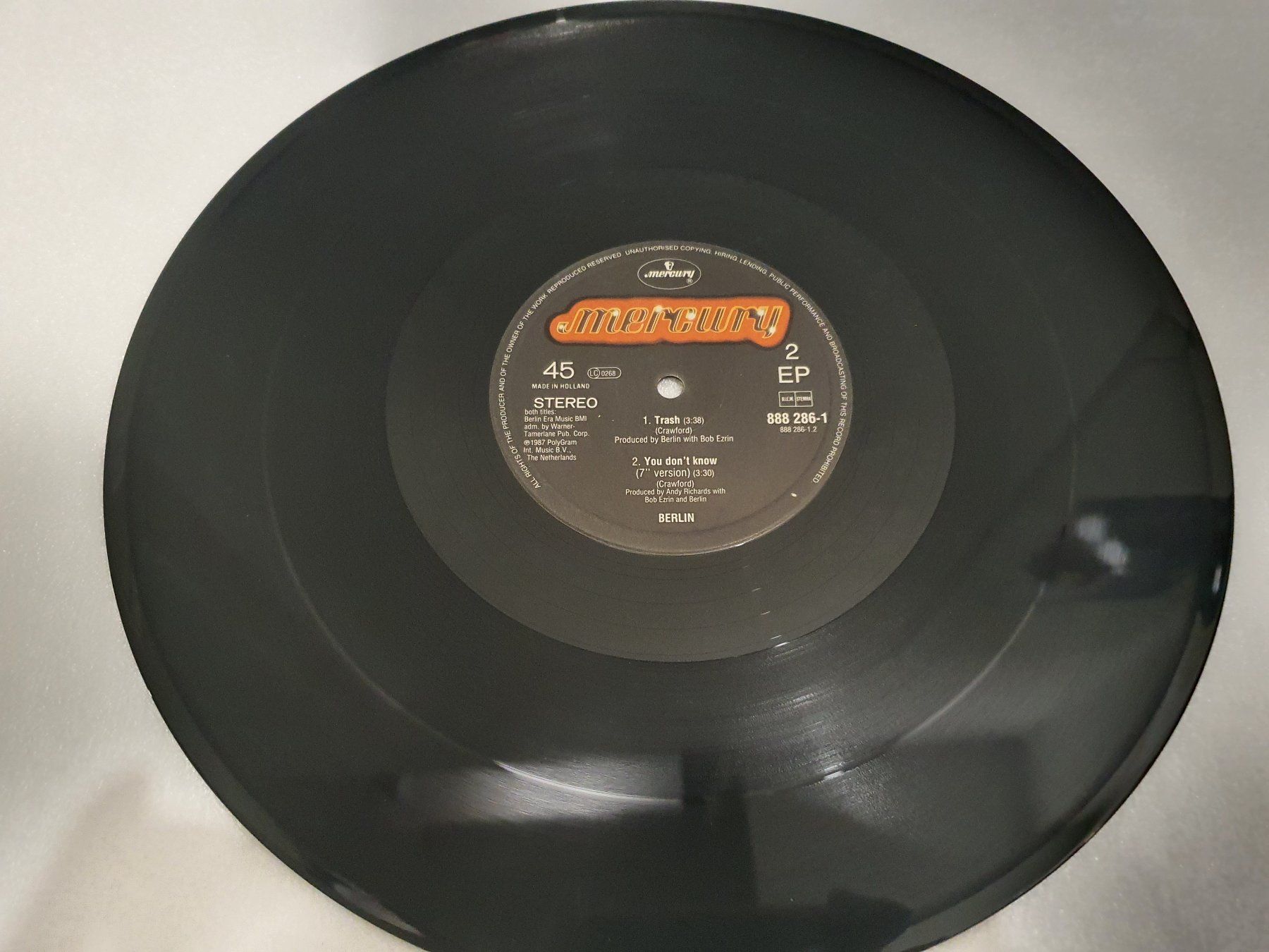 Dischi in vinile: Berlin – You Don't Know – Usato da Uster venduto da Vinyl-Leidenschaft 4