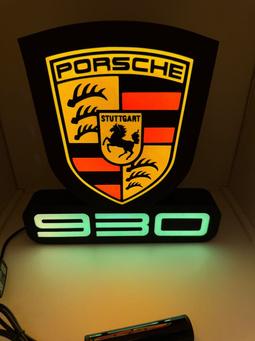 Lampade: Lightbox lumière led Porsche 930 – Nuovo (secondo la descrizione) da Vicques venduto da PAMB3D 4