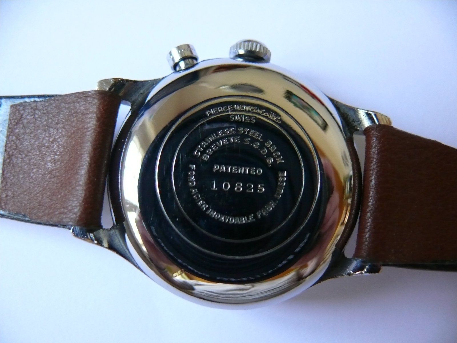 Orologi: PIERCE   CHRONOGRAPH     ca. 1940 – Usato da Murten venduto da AnakondA1946 1