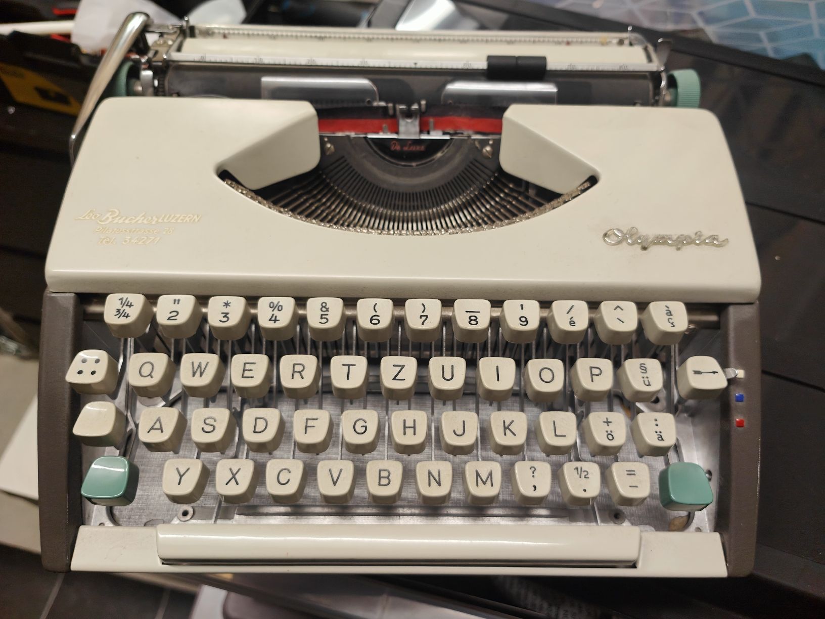 Macchine da scrivere: Olympia deluxe Schreibmaschine – Usato da Nesselnbach venduto da Vig0_al 3