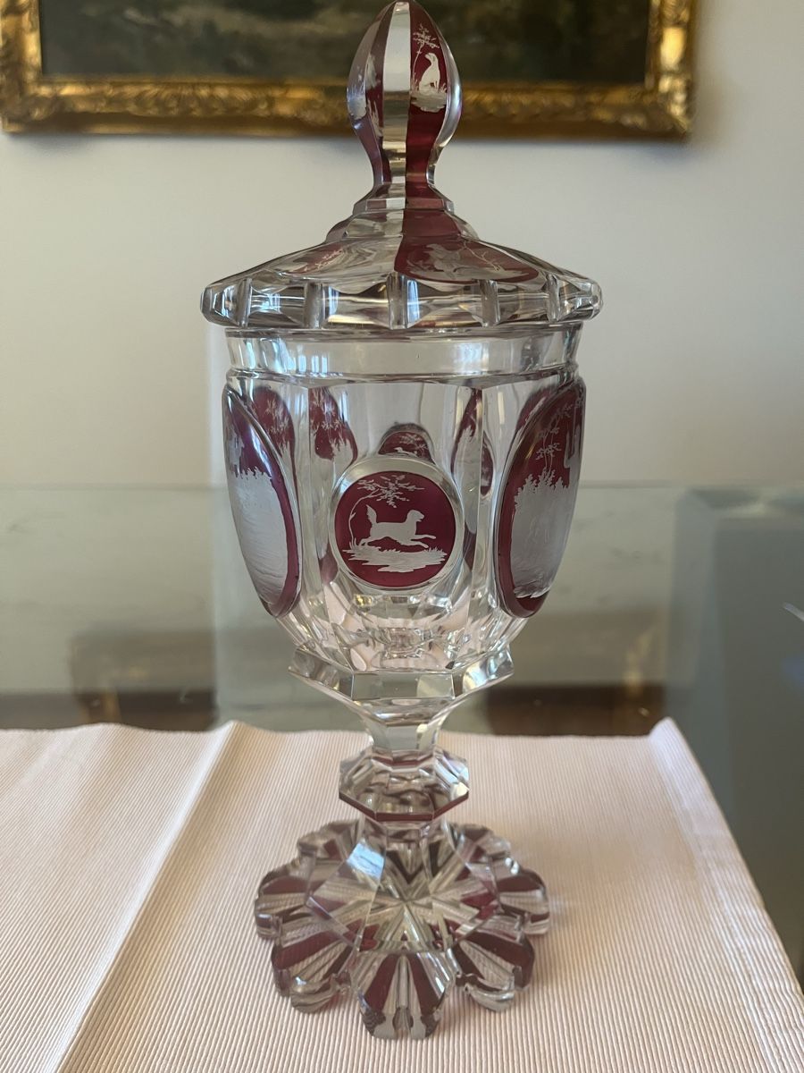 Vasen & Gefässe: Coppa in Cristallo Boemia 1900 – Gebraucht aus Lugano von NadirMarket 2
