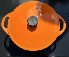 Bräter 22cm orange Gusseisen Made in France gebraucht