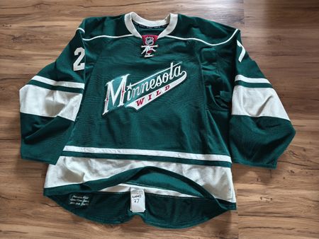 Gameworn NHL Trikot Minnesota Wild Cody Almond 2021/22