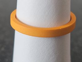 Mood Addon 1/3 en polymère orange, taille 52
