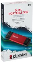 Kingston - Tragbare/portable/externe duale SSD 2TB
