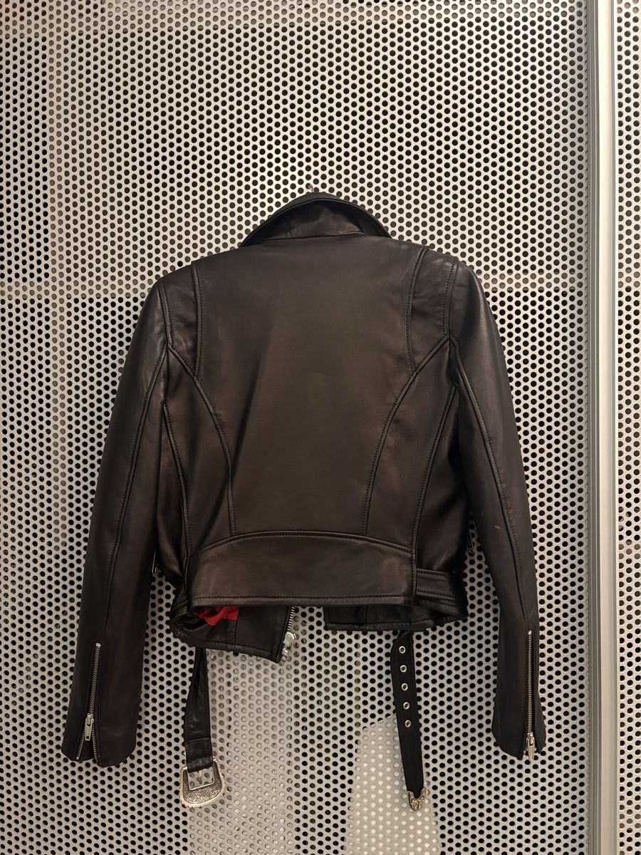 Kooples Jacken: The Kooples Leather Biker Jacket with Red Lining – Neu (gemäss Beschreibung) aus Epalinges von May_seller 2