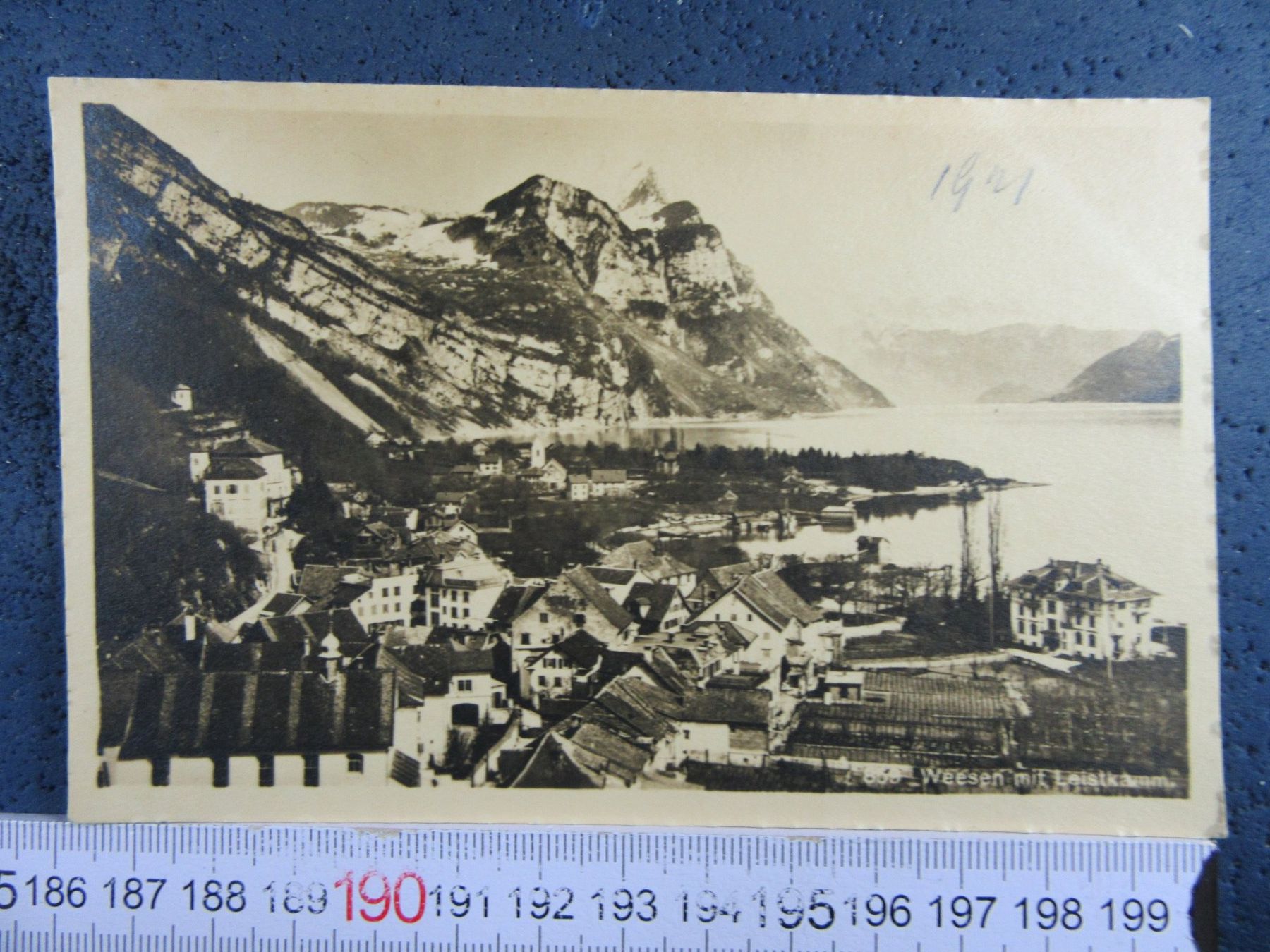 Ansichtskarten: WEESEN SG  AK MIT LEISTKAMM 1921 – Gebraucht aus Ettingen von Hausi4711