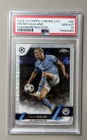 2022-23 Topps Chrome UCC, Haaland, Pulsar Refractor PSA 10