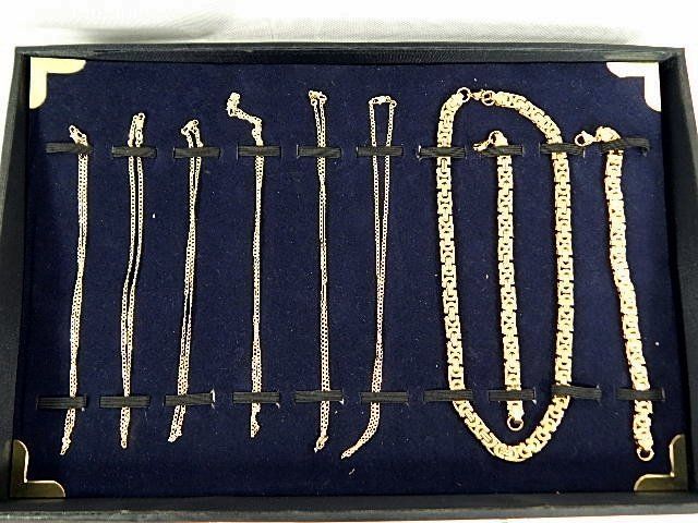 Catenine: 99 Stk. Schmuckstücke Collier Koffer – Nuovo (secondo la descrizione) da Hittnau venduto da Silvio50 8