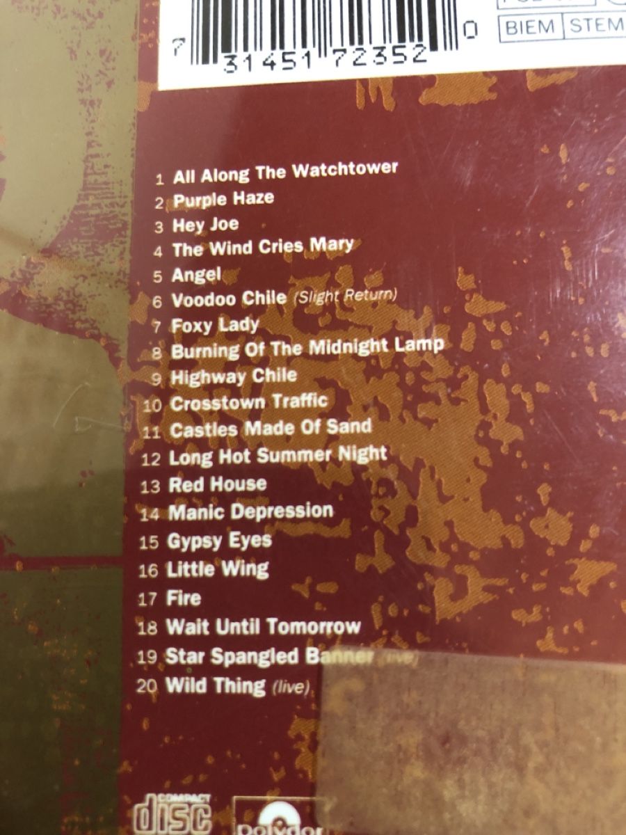 CDs: Jimi Hendrix - The Ultimate Experience CD - Top Zustand! – Gebraucht aus Flaach von rubo7 1