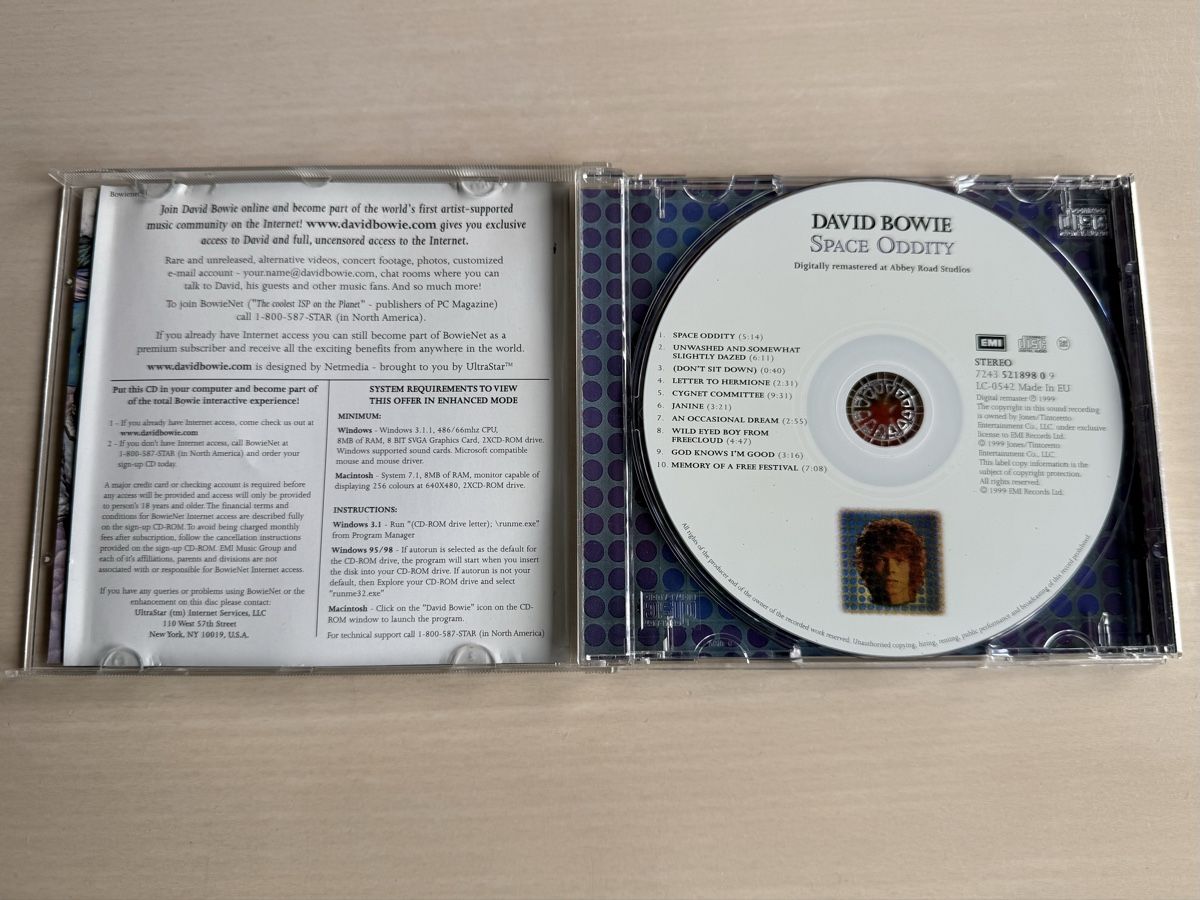 CDs: David Bowie Space Oddity CD Remastered – Gebraucht aus Oberried Brienz von Chyara 2