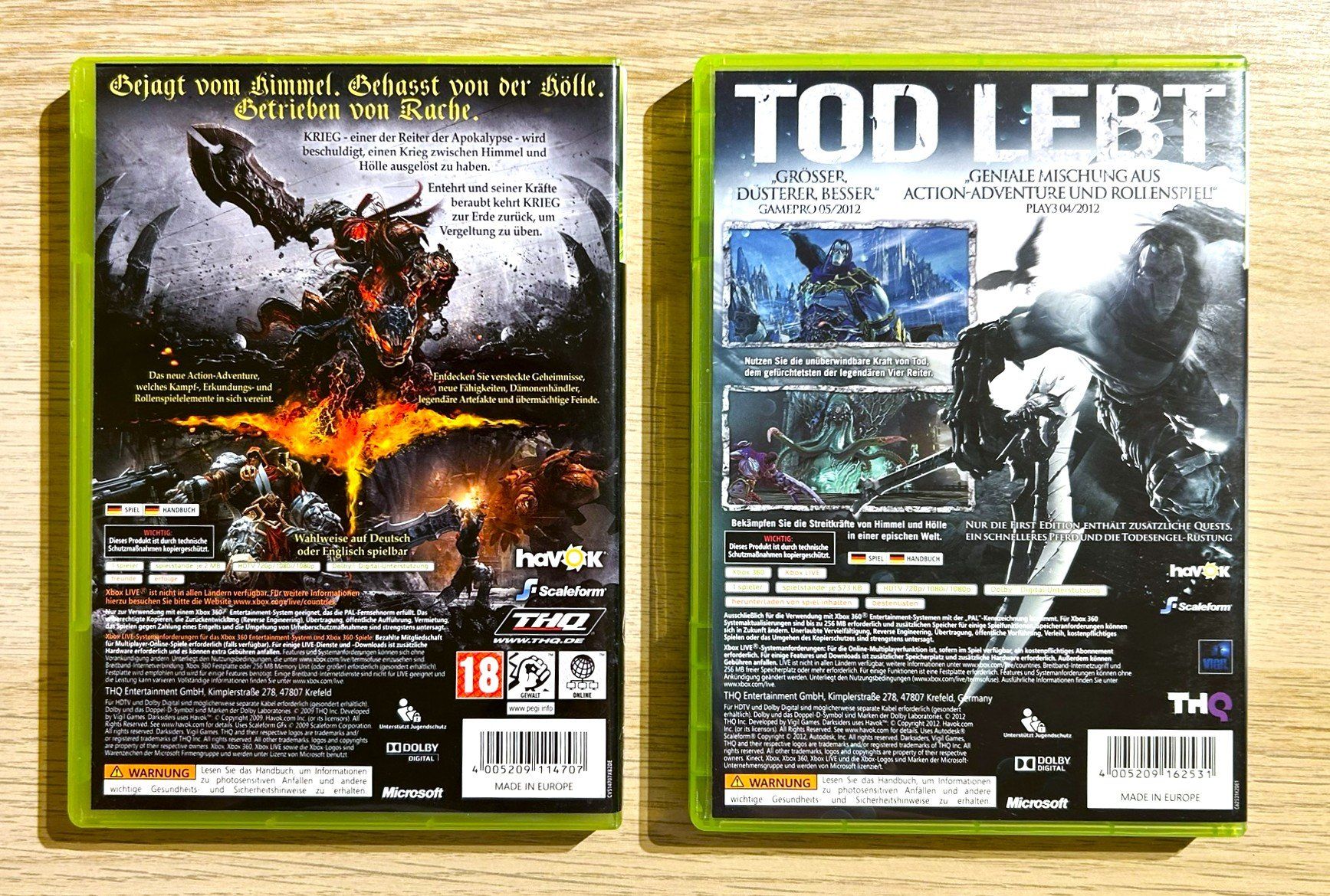 Microsoft Giochi: Darksiders + Darksiders 2 Xbox 360 – Usato da St. Gallen venduto da Alpine.Arcade 1
