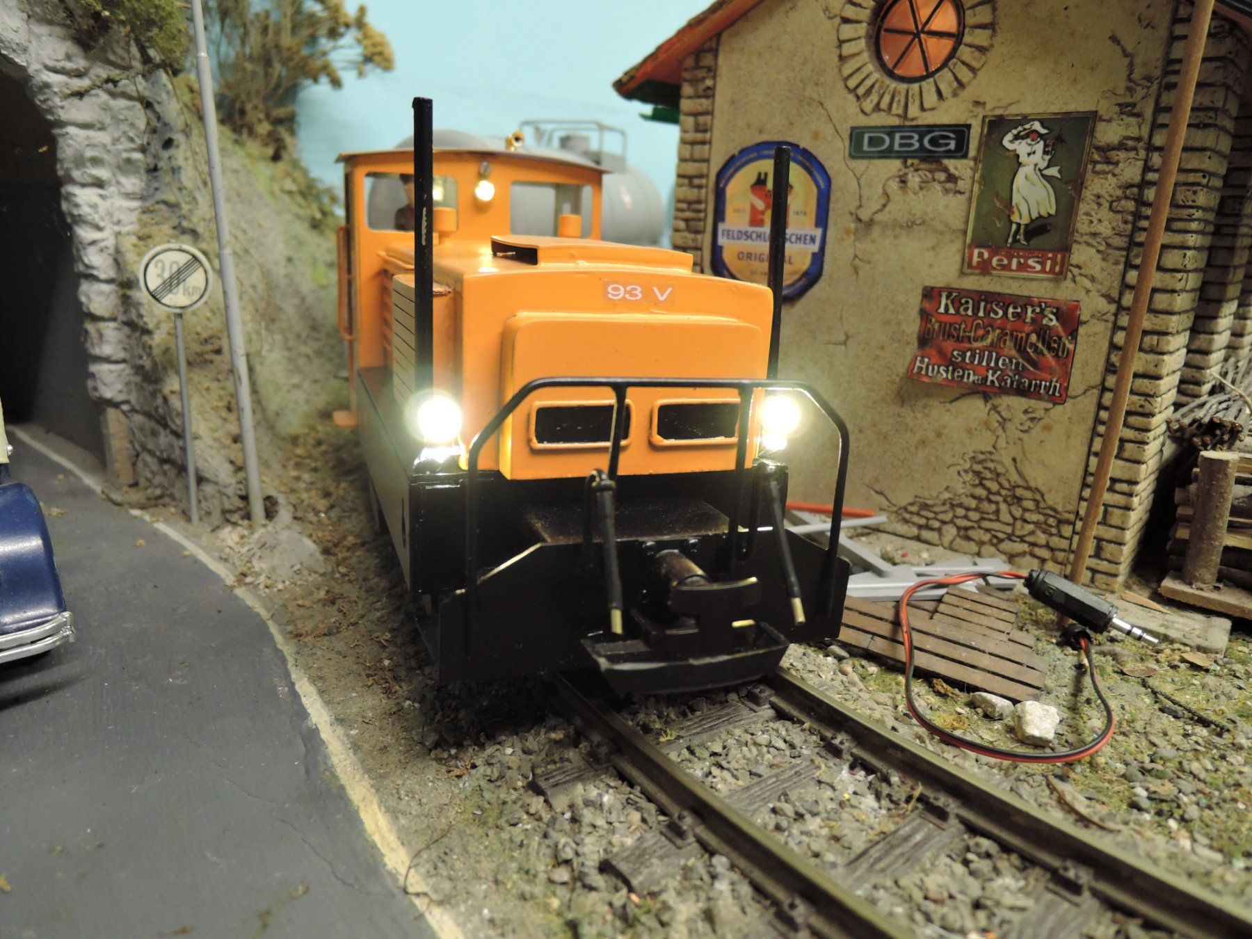 Modelleisenbahnen: RhB Lok (Traktor) Eigenbau aus Messing – Gebraucht aus Magden von dbglgb 3
