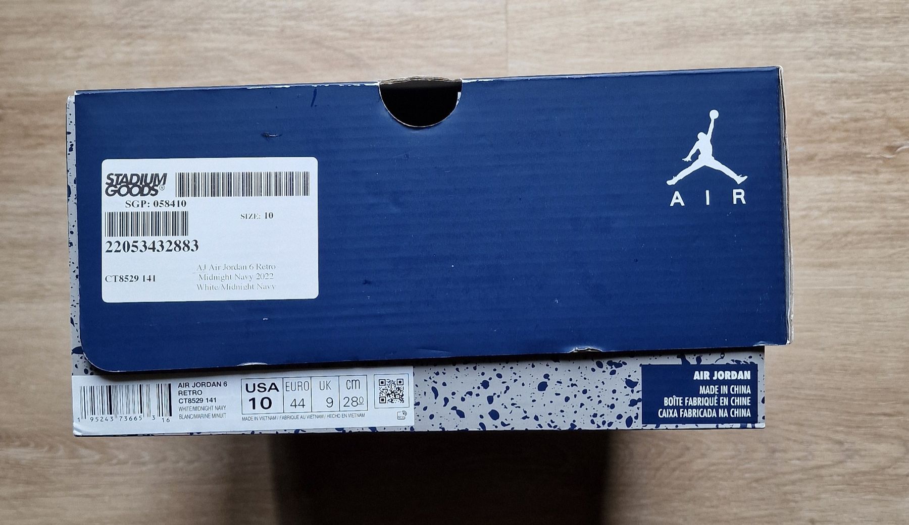 Jordan Scarpe da uomo: NIKE AIR JORDAN 6 RETRO MIDNIGHT NAVY – Nuovo e nell'imballaggio originale da Fischingen venduto da RWB6 5