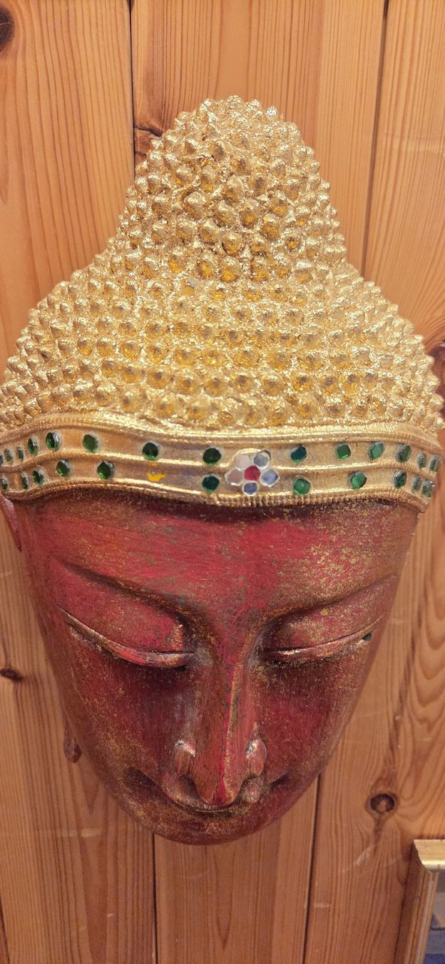 Maschere: Buddha Wandmaske aus Holz  – Usato da Rehetobel venduto da hobirot01 2