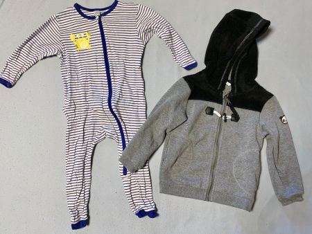 Kuscheliges HomeKleiderset Overall Pyjama u Flauschige Jacke