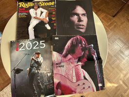 NEIL YOUNG 1,5 kg tolle rare Berichte + Poster inkl. 70's !