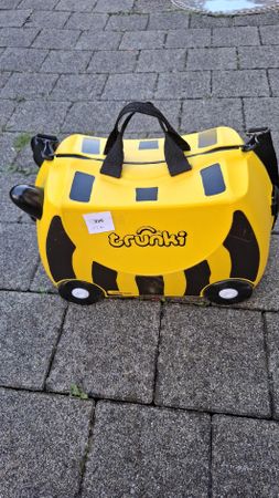 Kinderkoffer Trunki Biene gelb schwarz guter Zustand