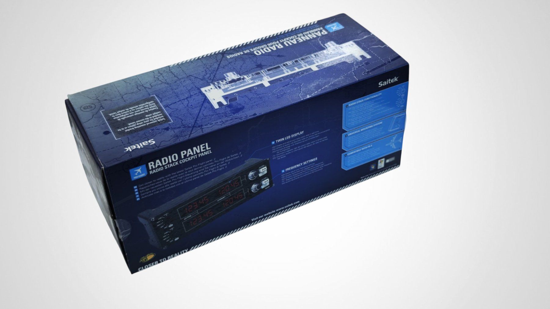 Saitek Controller: Saitek Pro Flight Radio Panel mit Originalverpackung – Usato da Grandcour venduto da Drscubi 3