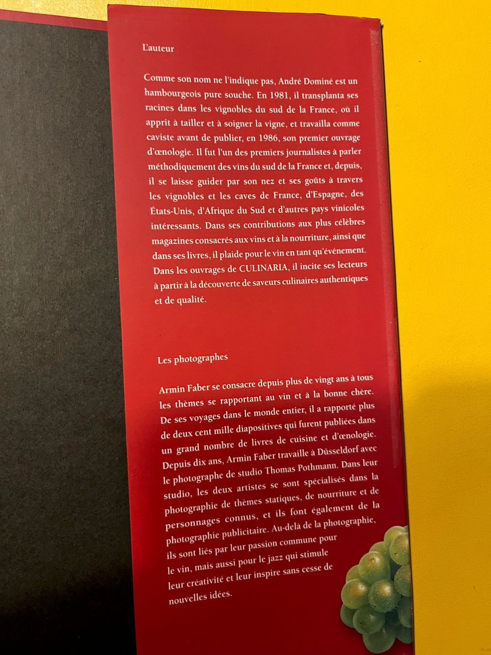 Libri: LE VIN  André Dominé – Usato da Biel-Bienne venduto da Doriskoloris 3