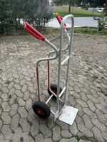 Sackkarre Metall grau rot mit Luftbereifung gebraucht