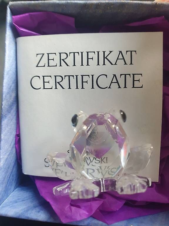 Statuette: Swarovsky Frosch – Usato da Lyss venduto da Staernli