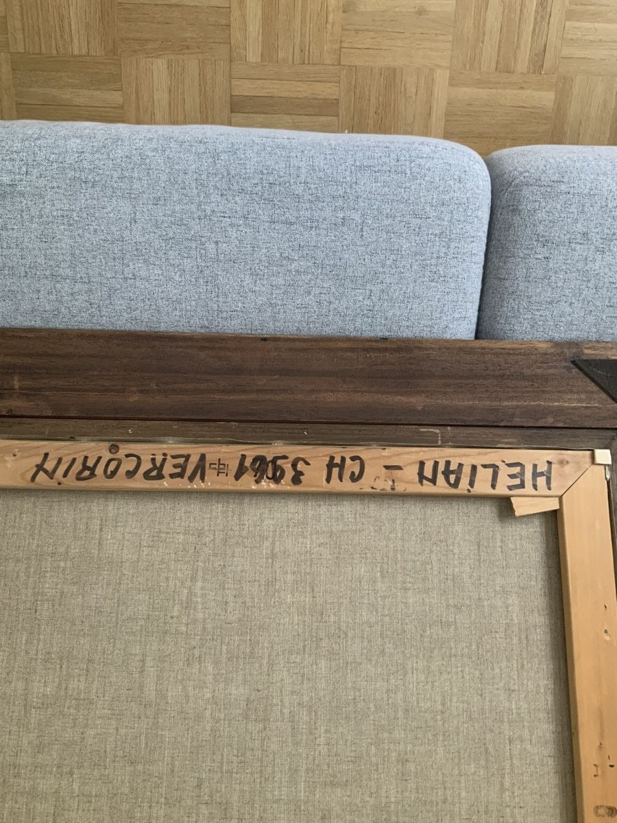 Dipinti: Dipinto HELIAN 84, "Les Trois Rois" – Usato da Basel venduto da annapepe 5