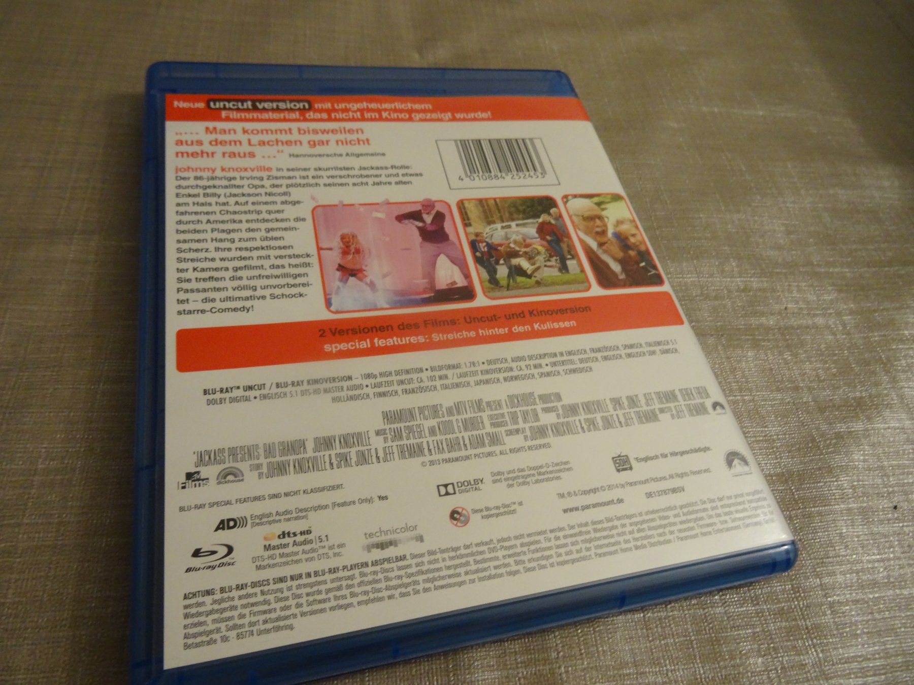 Tutti i DVDs: Jackass: Bad Grandpa BLU-RAY – Usato da Olten venduto da Disc-Verkauf 2