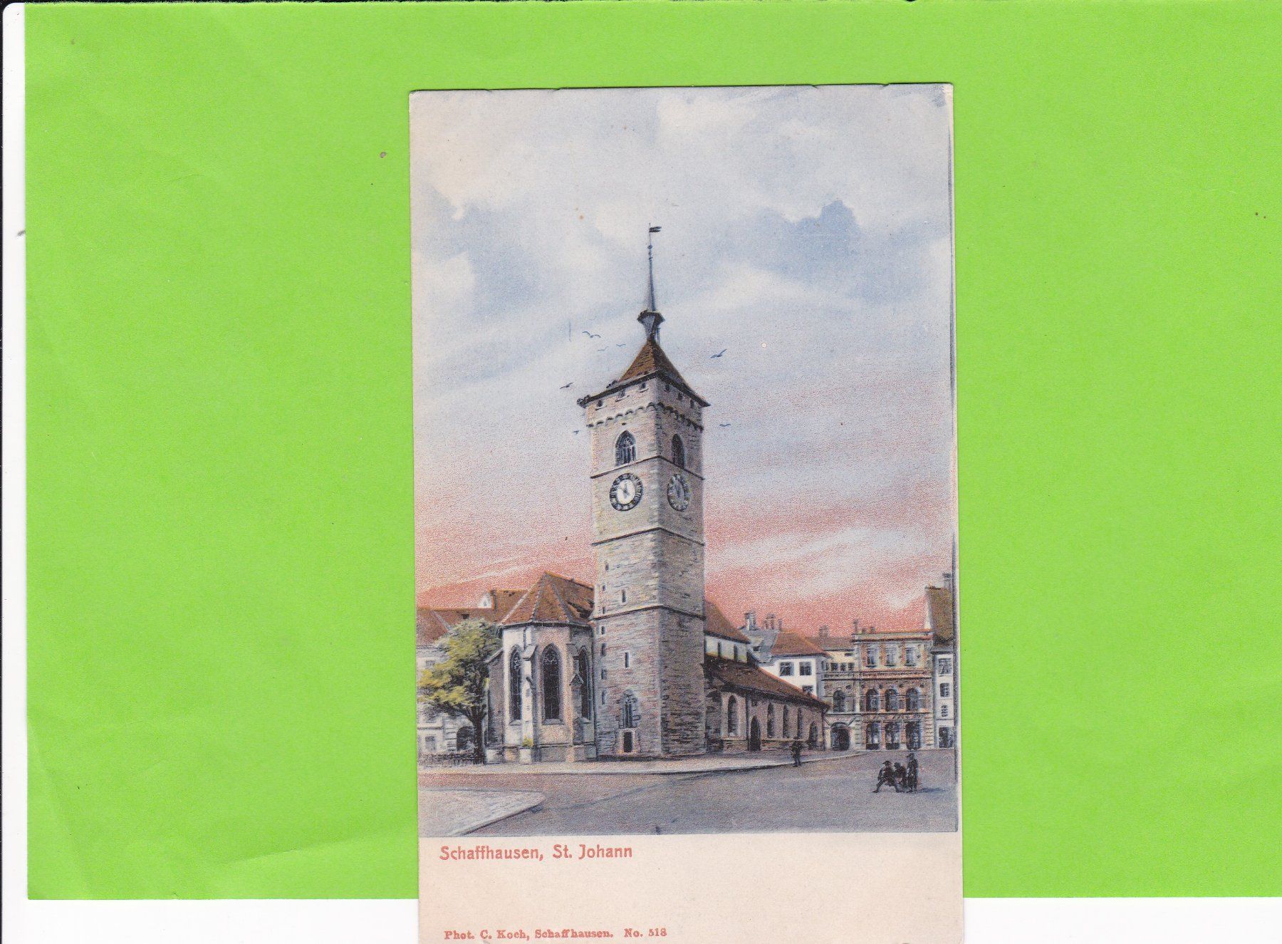 Cartoline postali: Schaffhausen, St. Johann – Usato da St. Peterzell venduto da neckertal