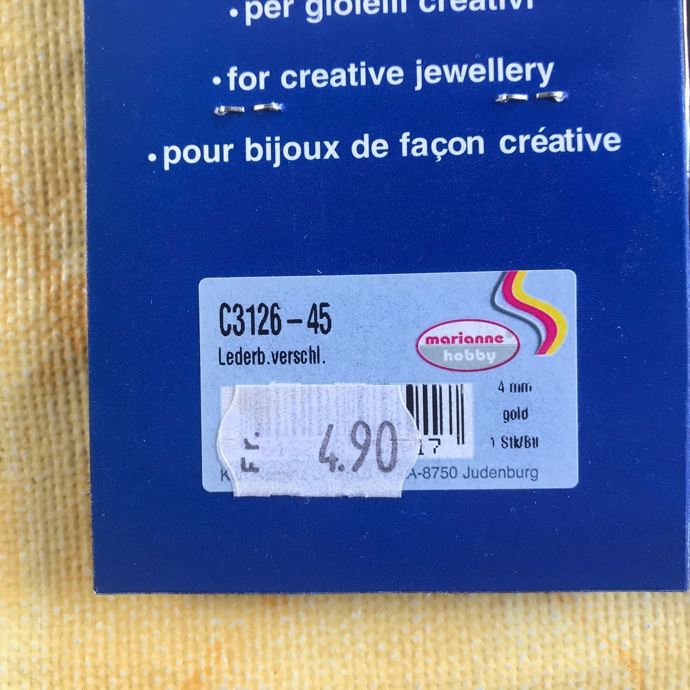 Kit bricolage: LOT LEDERB.VERSCHL. C3126-45 – Nuovo e nell'imballaggio originale da Ostermundigen venduto da Kari1937 2
