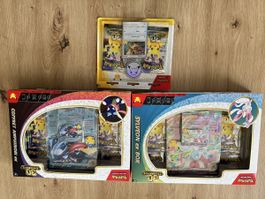 Pokémon : lot Amphinobi ex, Sylveon ex et Évoli scellés
