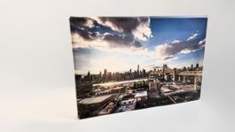 Leinwandbild New York Skyline mit Brücken 20x30 gebraucht 