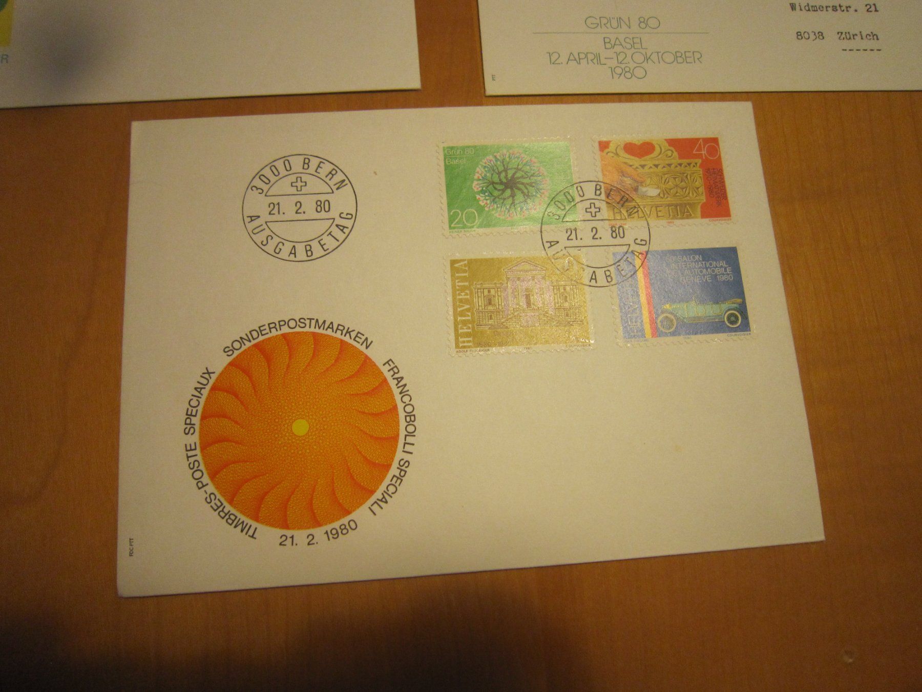 Tutti i francobolli: CH 1980 Mustermesse unf FDC – Usato da Gordola venduto da Polentaefung 1