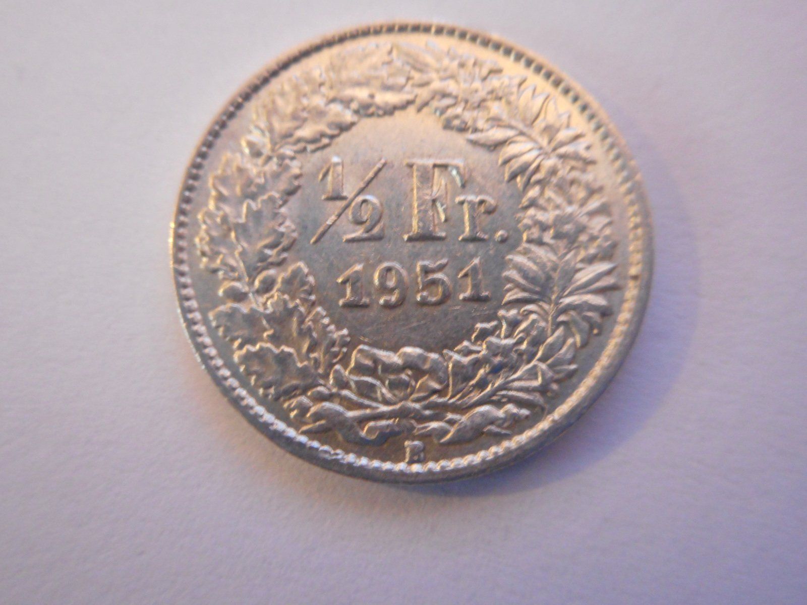 Alle Münzen: 50 Rp. 1951 silber – Gebraucht aus Kriegstetten von pizlad2010