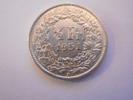 50 Rp. 1951 silber