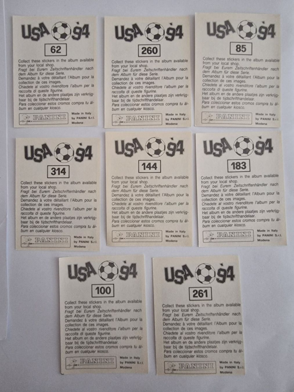 Panini Sammelbilder & Trading cards: Panini USA 94 Stickers – Neu (gemäss Beschreibung) aus Adliswil von vendor123 1