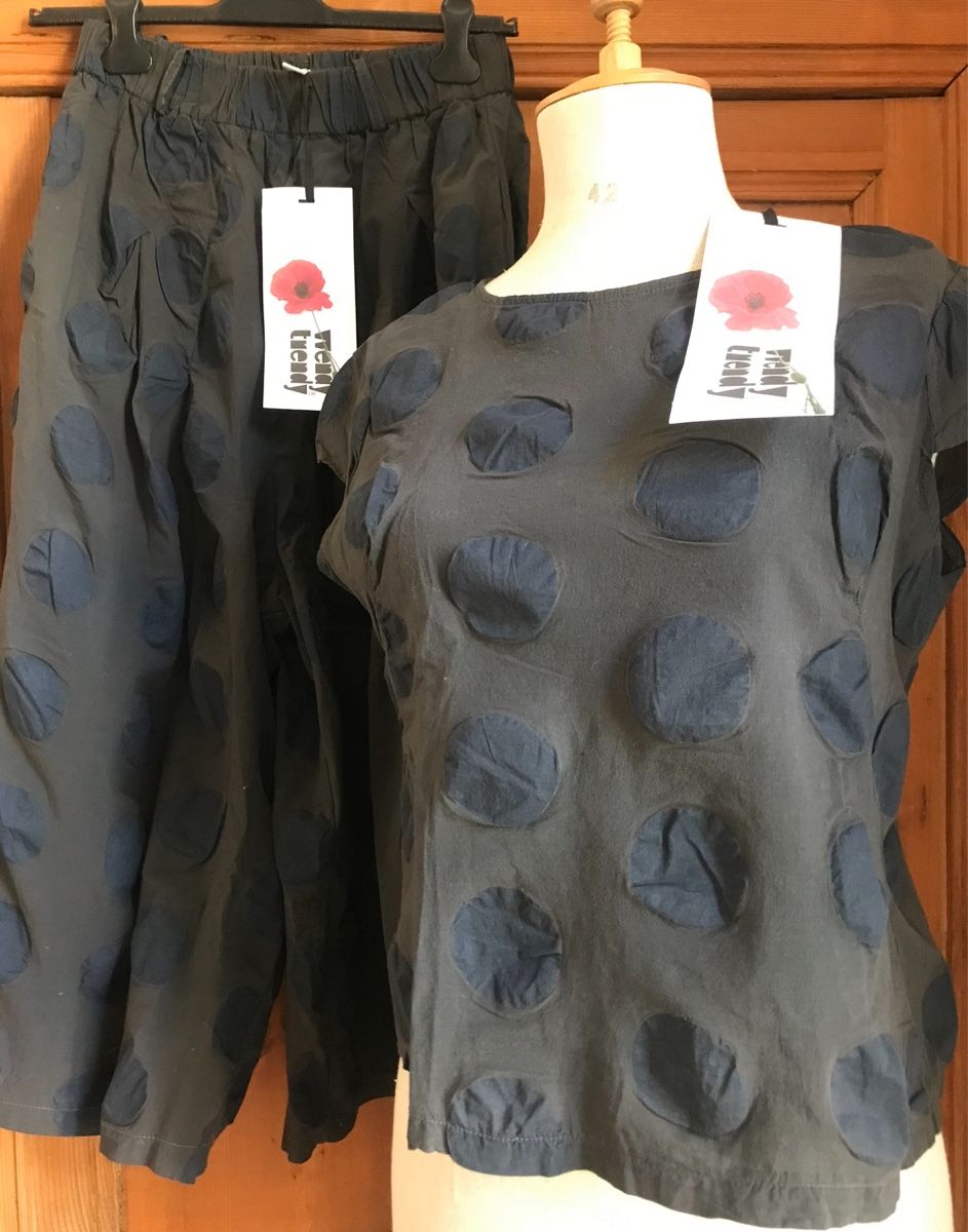 Lotti di vestiti: Set Oberteil & Palazzo-Hose – Nuovo (secondo la descrizione) da Quinto venduto da Arpe11