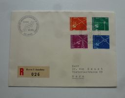 FDC Brief 1952 mit ZNr. 309-312 auf nur einem Brief