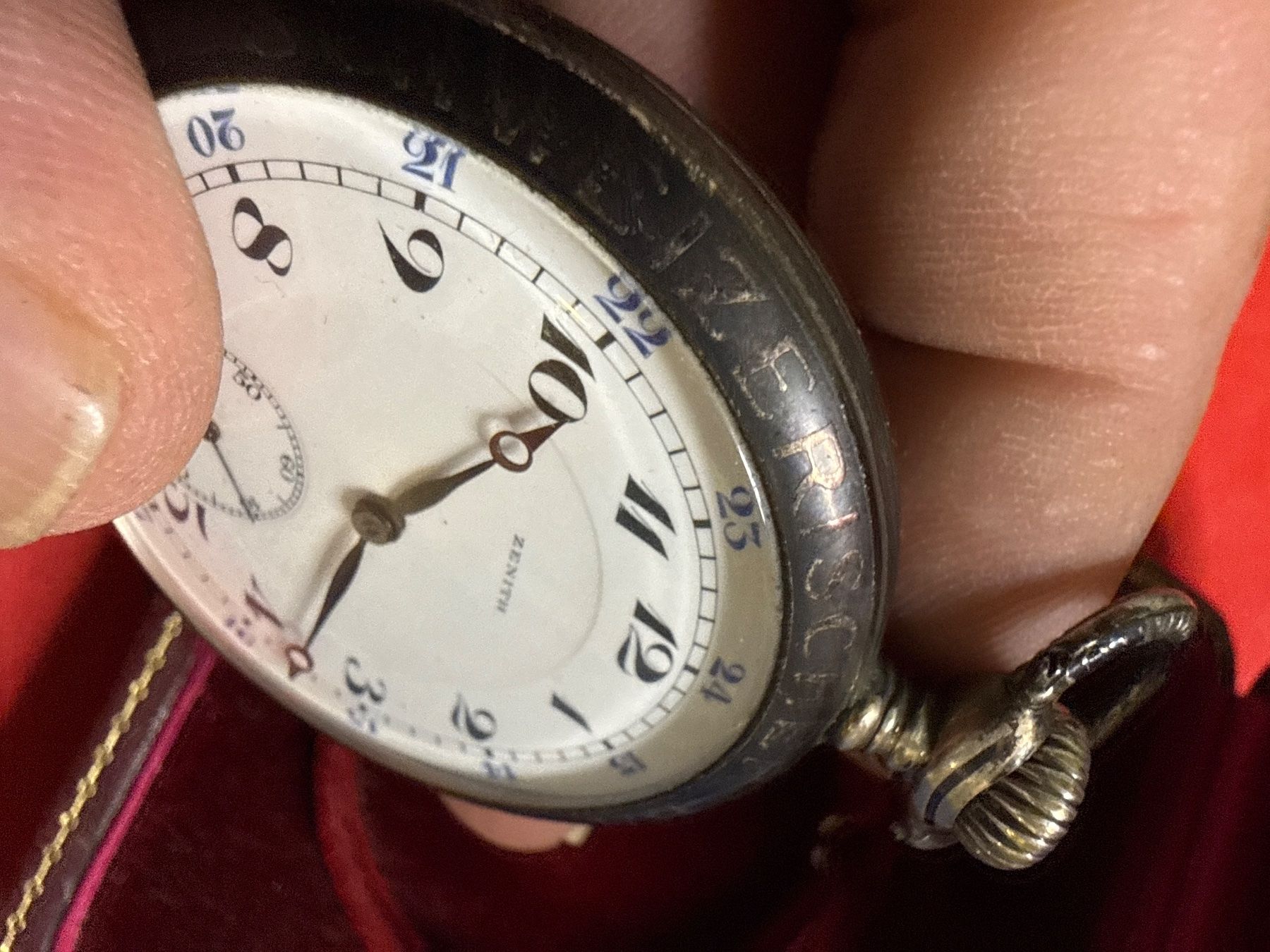 Zenith Uhren: Zenith Taschenuhr echt Silber 49.5 mm – Defekt aus Pfeffingen von Allhandelklgwatches 4