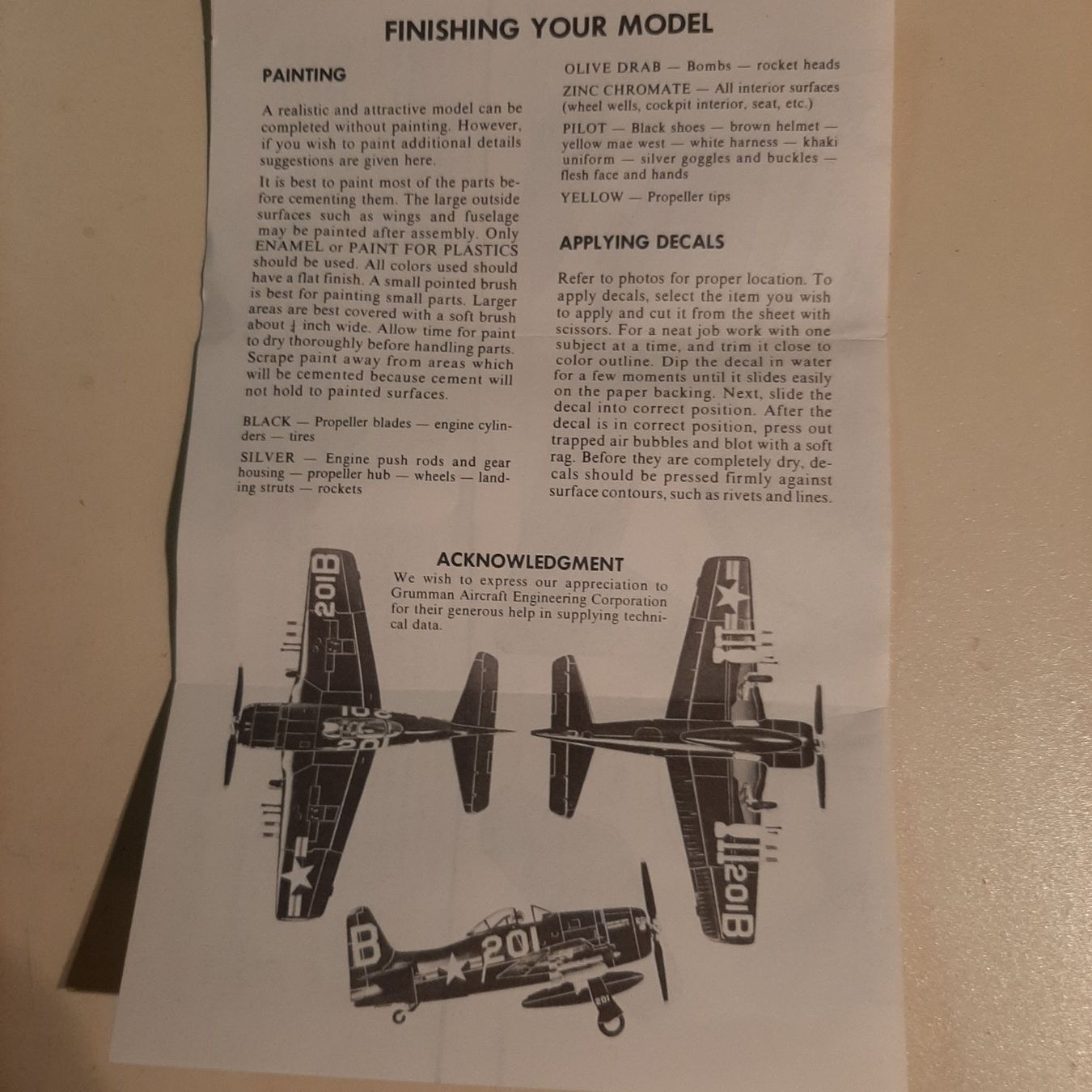 Kit di modellismo & Modellini statici: 3064 ... Grumman F8F Bearcat ... Monogram 6789 – Usato da Bonstetten venduto da Benibanny59 1