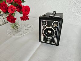 Agfa Synchro Box Kamera schwarz Made in Germany Sammlerstück