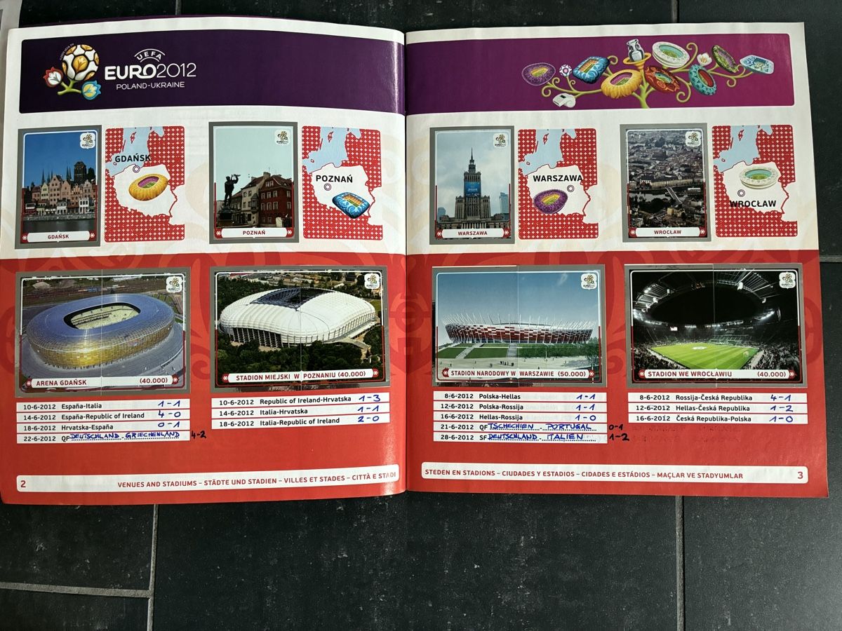 Panini Sammelbilder & Trading cards: Panini Album Euro 2012 – Gebraucht aus Seuzach von Toubey 9